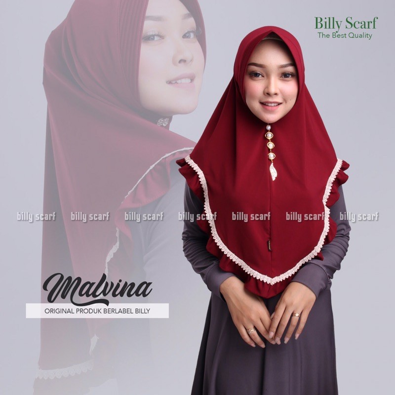 Bergo MALVINA Renda Ori Billy scraf