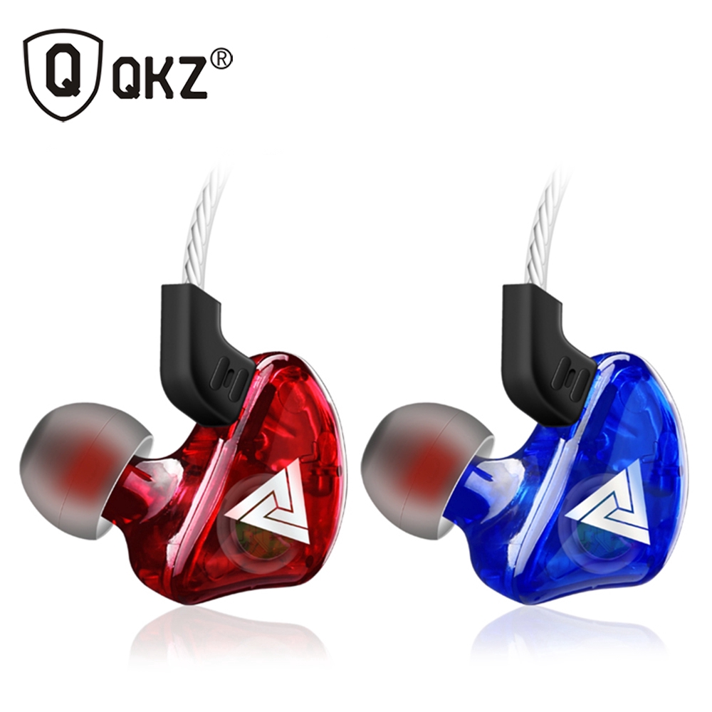 Qkz Ck5 Headset Earphone Earbuds Sport Musik Bass Stereo Jack 3.5mm Dengan Mic Hd Untuk Lari