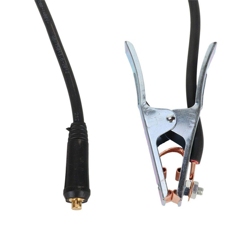 POPULAR Populer Earth Clamp Arc 10-25 Plug Klip Kabel Las Kepang Tembaga
