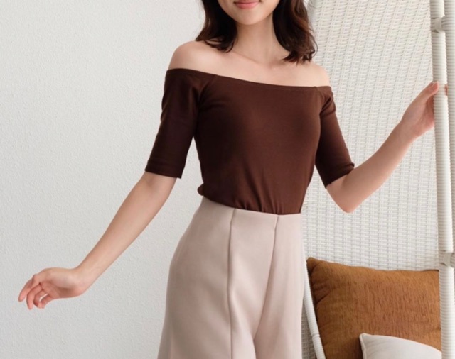 Top Off Shoulder Medium Sleeve