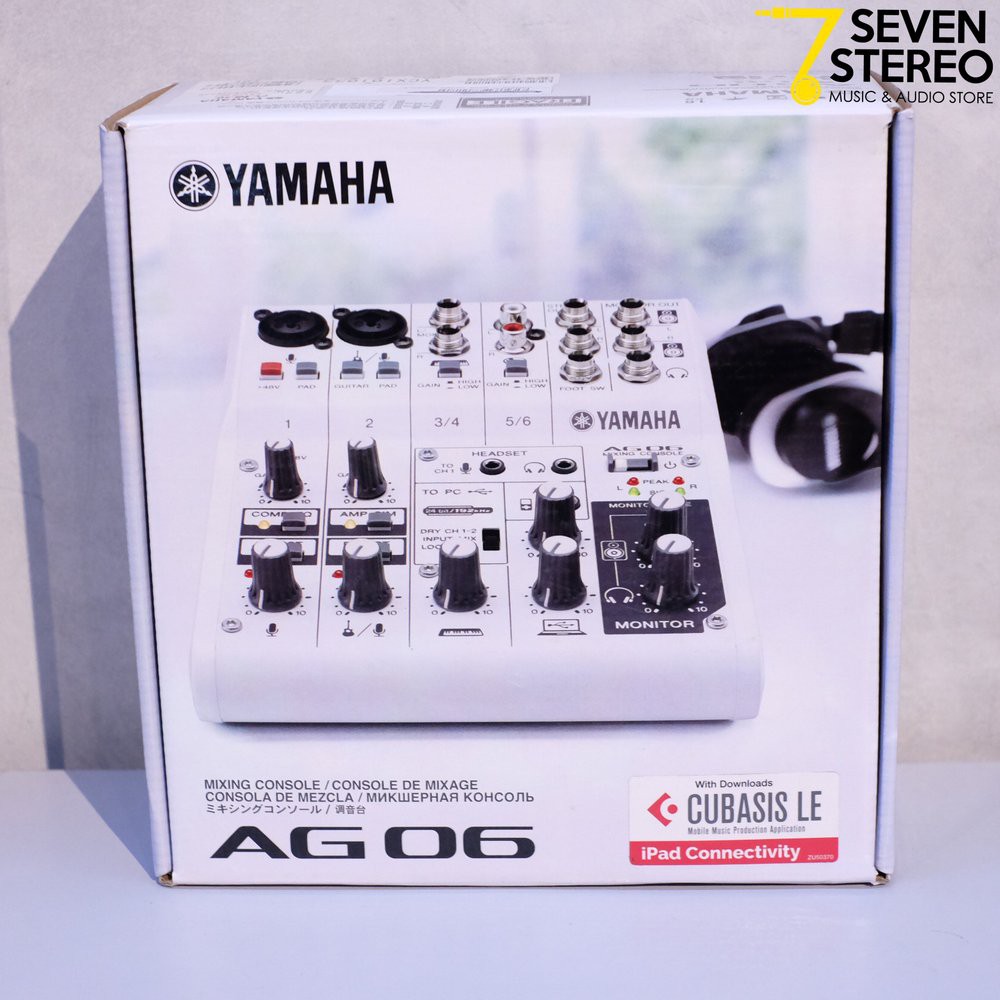 Yamaha AG06 6 Channel Mixer With USB Audio Interface