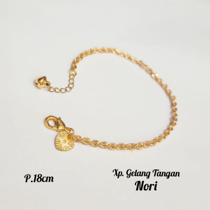 Gelang Tangan &amp; Gelang kaki Rantai Nori,Gold dan silver,tidak karat *COD*