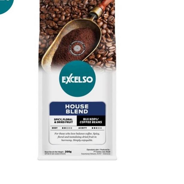 

Ready Stock ✽ Excelso House Blend Biji 200gr..