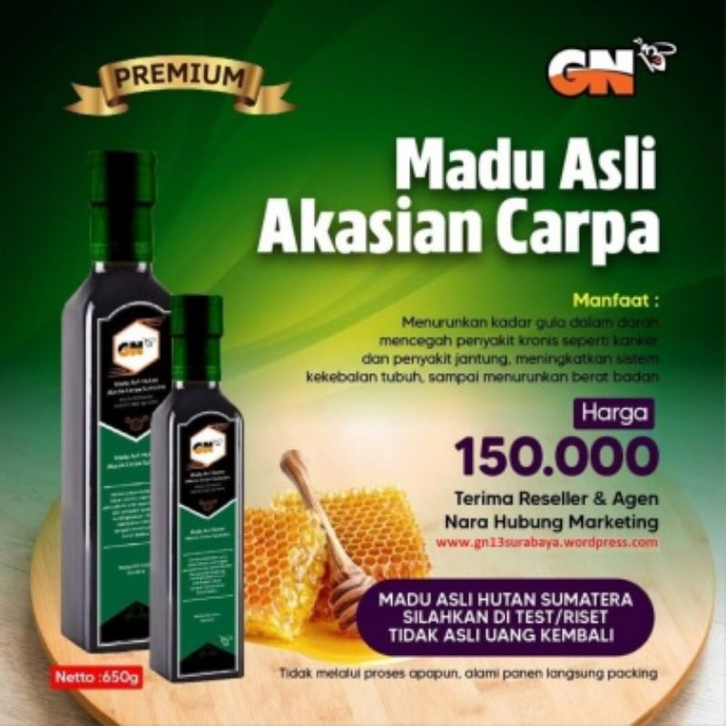 

Madu Asli Akasia Carpa