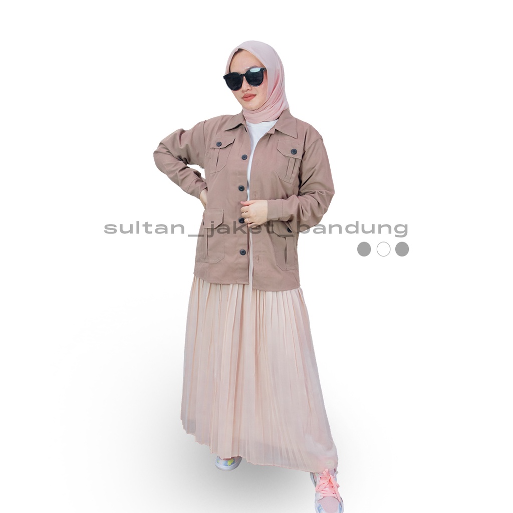 ADAM JAKET MOCCA || JAKET SEMI PARKA || JAKET PRIA DAN WANITA MASA KINI