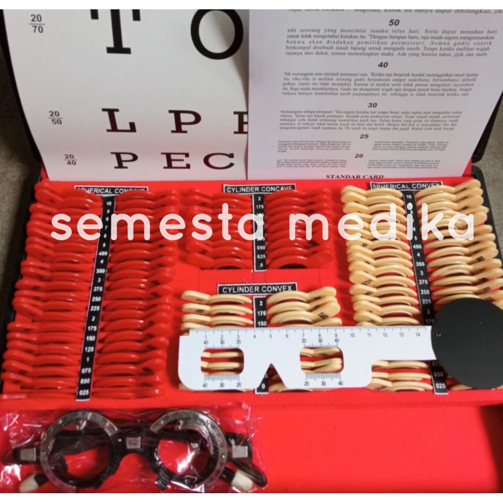 TRIAL LENS SET ALAT PERIKSA MATA