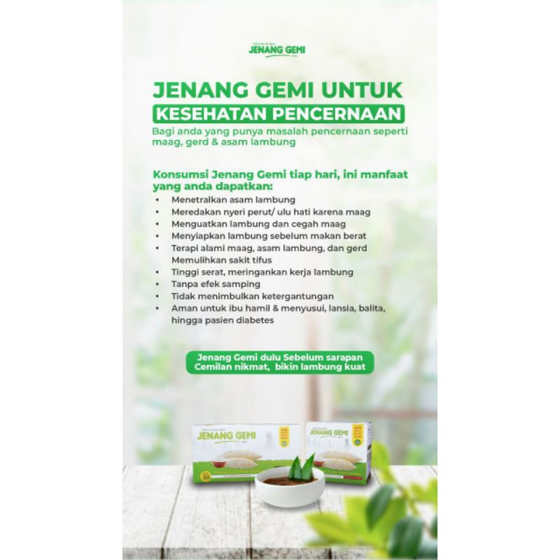 Obat Herbal Asam Lambung - JENANG GEMI - Solusi Atasi Sakit Maag GERD