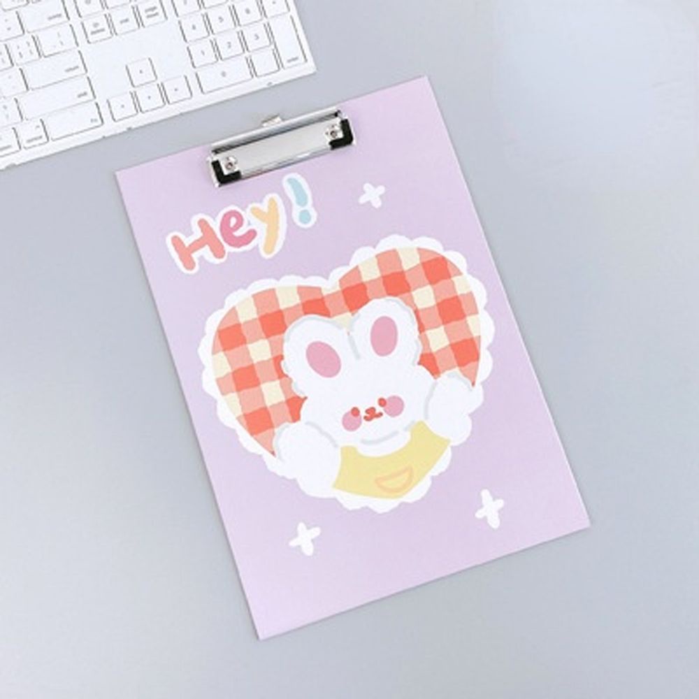 LANFY Multifunctional A4 Paperboard Hanging Hole Paperboard Clip Clipboard School Stationery Thickened Cartoon Writing Pad Writing Board Splint File Folder