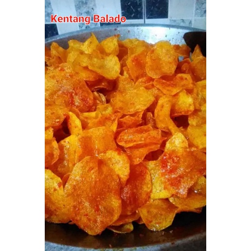 

kripik kentang balado serundeng