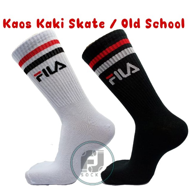 KAOS KAKI SKATE/OLD SCHOOL MOTIF F.I.L.A