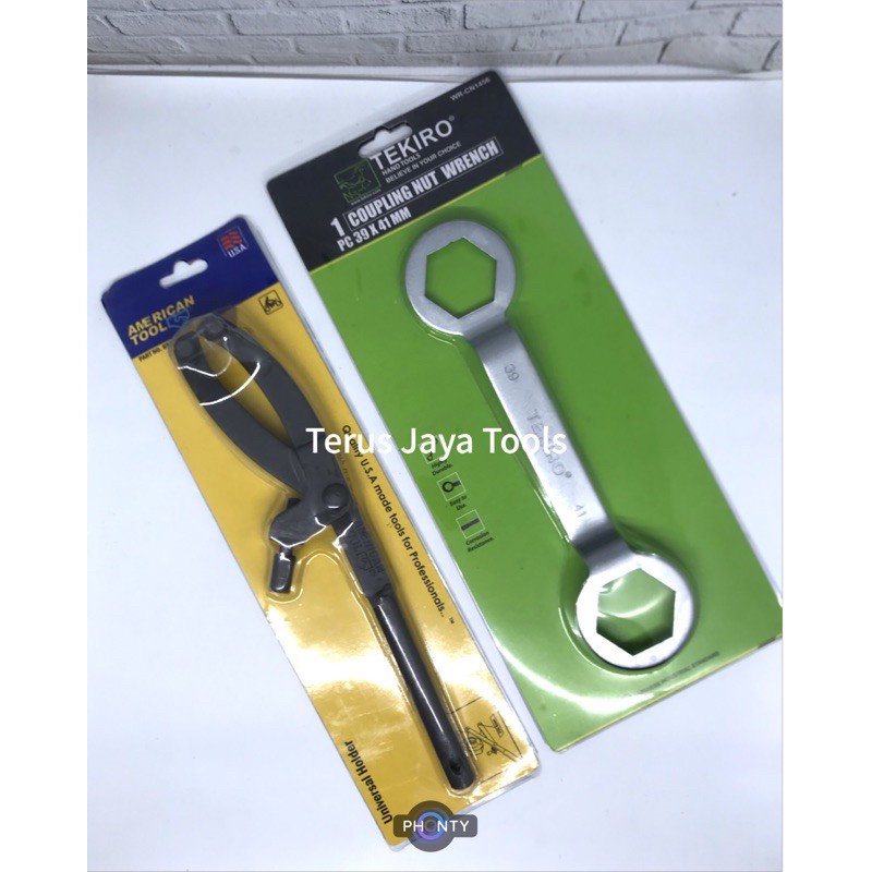 Paket Tracker Treker CVT - Tahanan Kopling American Tool - Kunci CVT 39x41 Tekiro