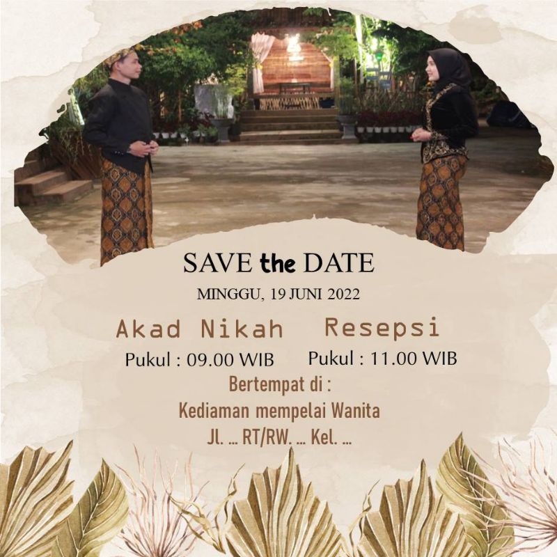 Undangan digital video pernikahan/Undangan video digital