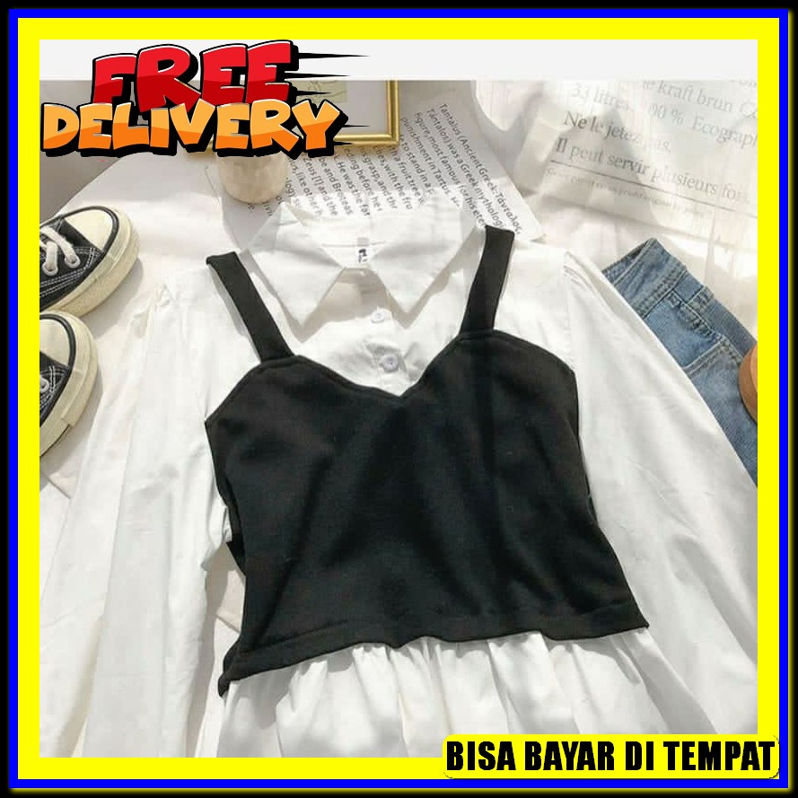 0003 Cny Baju Atasan Blouse Motif Imlek Chinese Korean Style Wanita Import Terbaru Baju Atasan Blous