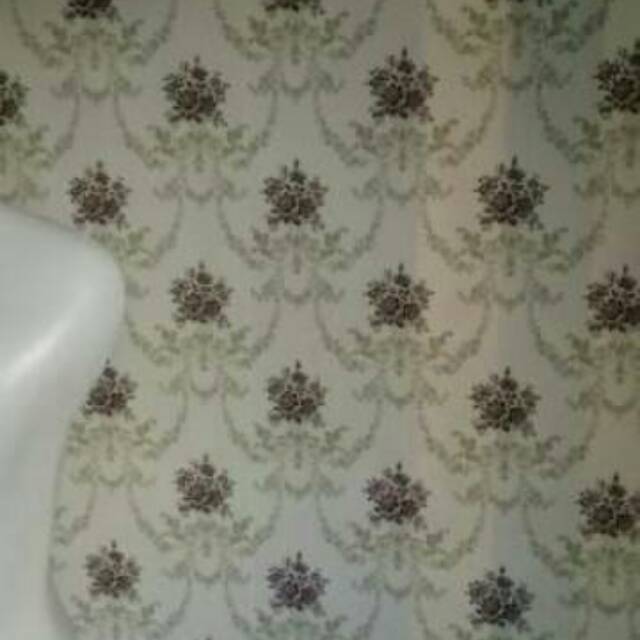 Wallpaper sticker batik krem