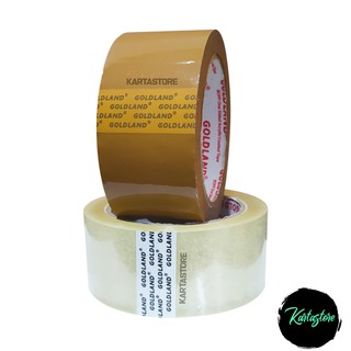 LAKBAN BENING/COKLAT GOLDLAND 45MM X 100 YARD KUALITAS