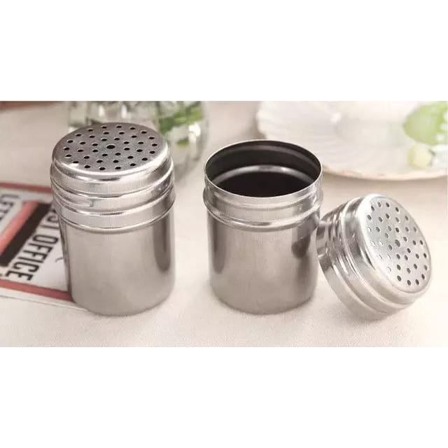 Tempat Bumbu Garam Merica Lada Stainless SteeL Anti Karat Botol Tempat bumbu Stainless Steel Dapur Serbaguna