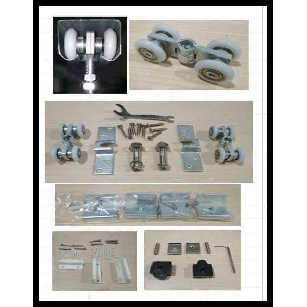 Kualitas Terbaik - Rel Pintu Geser Rel Sliding Rail Kayu Aluminium 180 Cm Rel Sleding