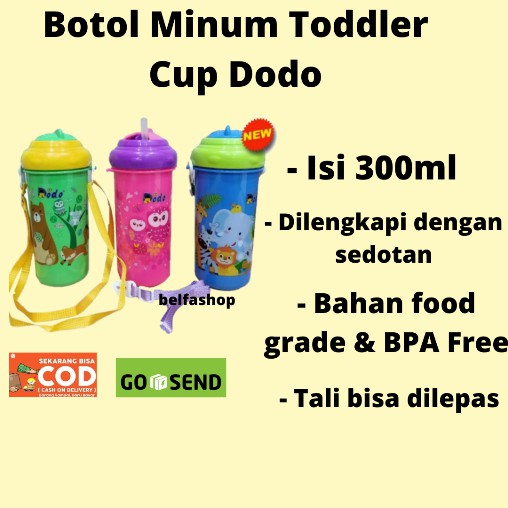Botol Minum Anak Sedotan Toddler Cup Dodo Tempat Minum Anak Dodo