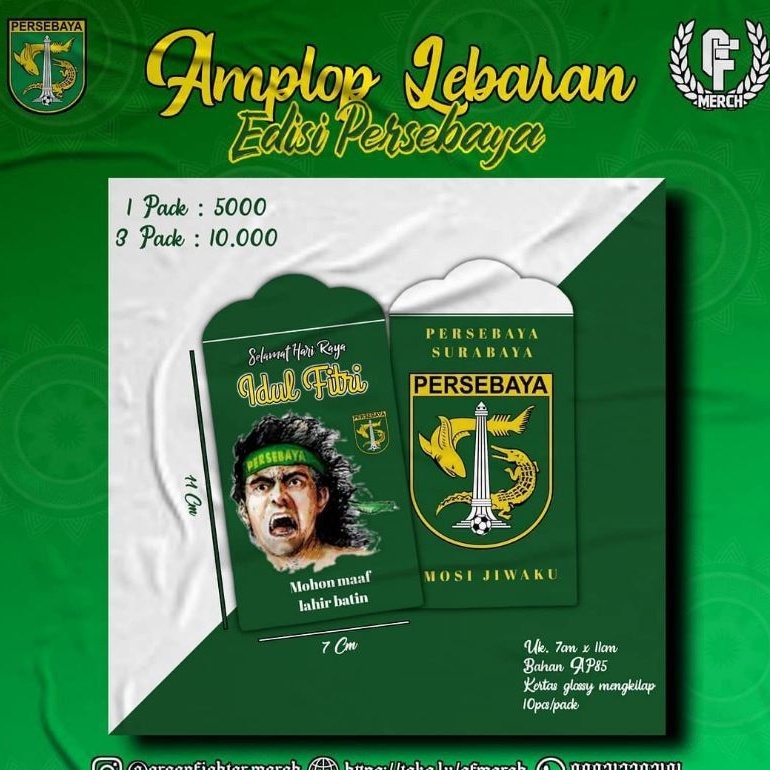 

amplop lebaran edisi persebaya