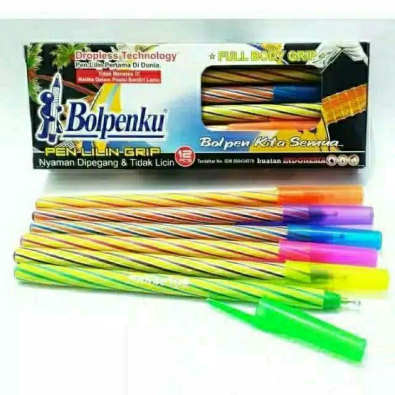 

Bollpoint Pen Bolpenku Spiral Pulpen Lilin By Pack