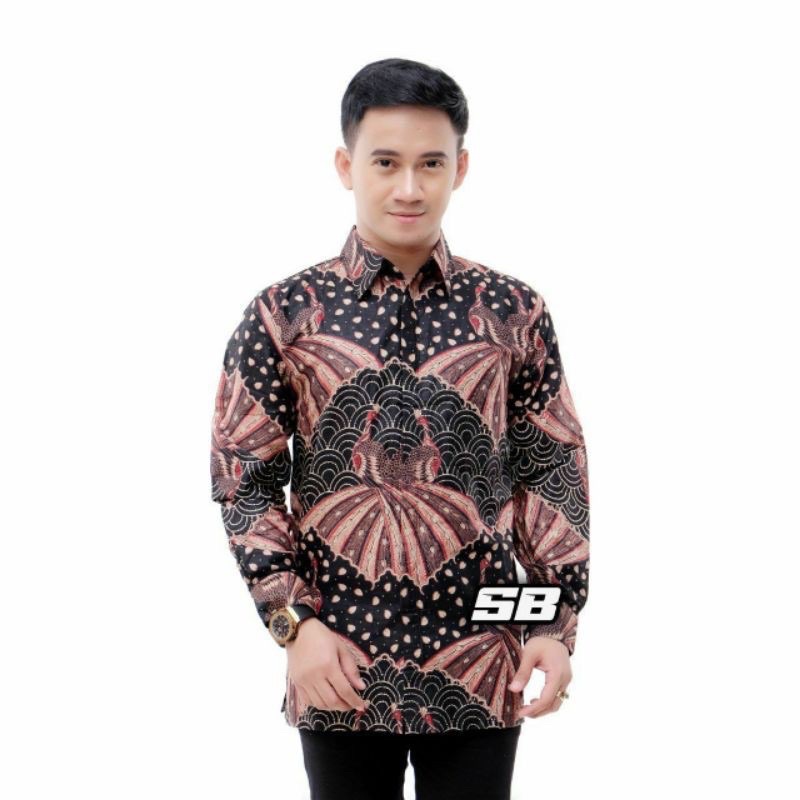 NEW ARRIVAL DISTRO BATIK PRIA BORDIR SOGAN HRB026 BATIKAF NOTOARTO BATIK IPNU-IPPNU HEM PRIA MODERN