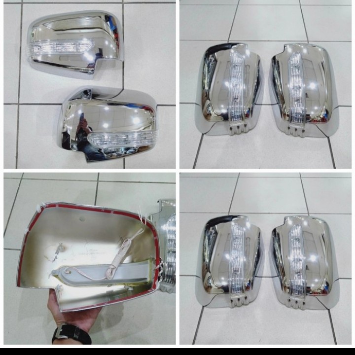 Cover spion/ batok spion mobil Mitsubishi Pajero lama chrome