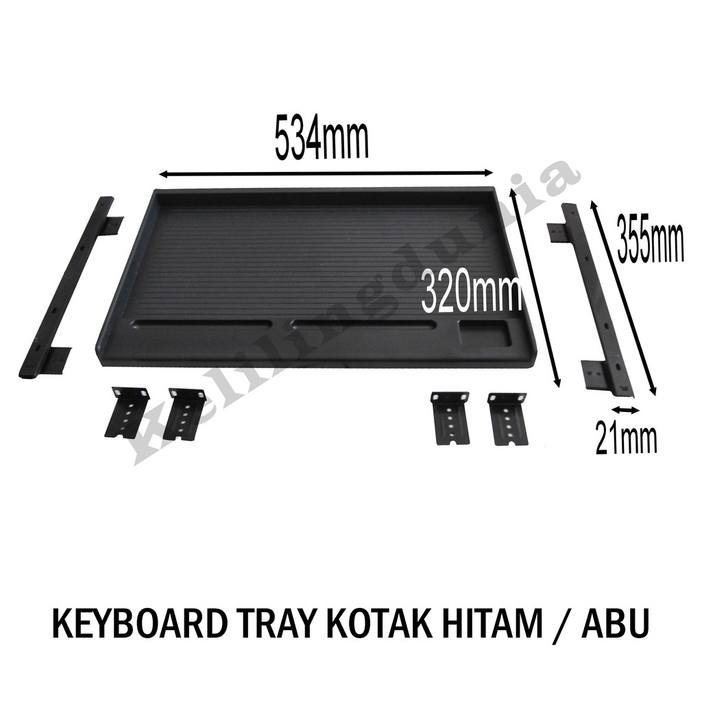 Jual Rel Keyboard Tray Rak Tempat Tatakan MejaLaci Komputer Kotak ...