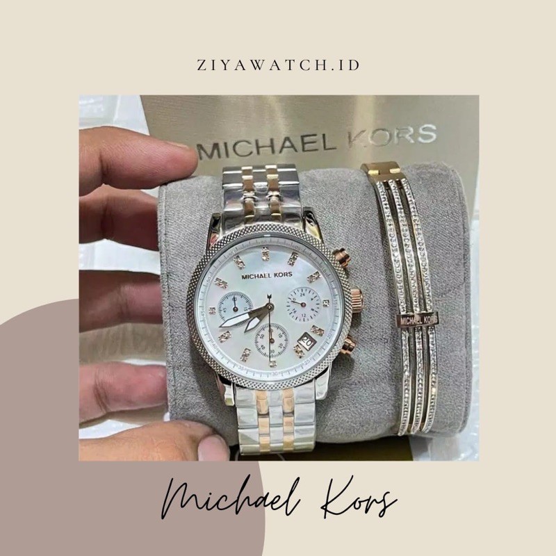 Jam Tangan MK Ori + Cuff