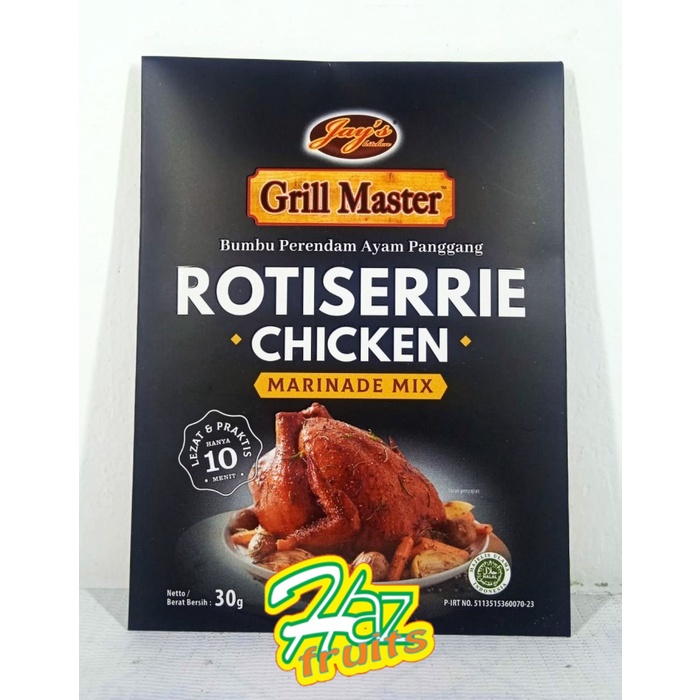 

Jays Grill Master Rotisserie Chicken Bumbu Ayam Panggang 30 gr