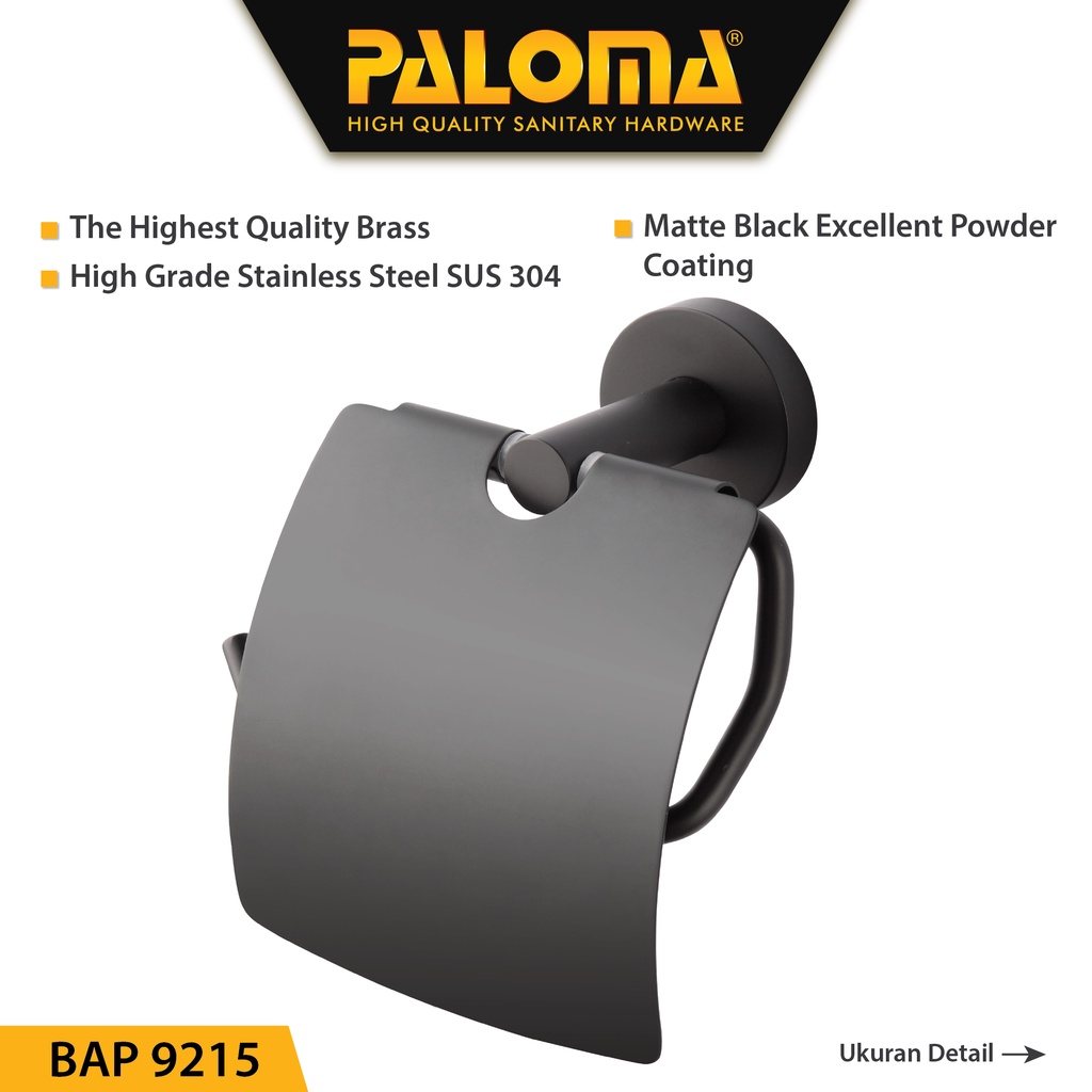PALOMA BAP 9215 Tempat Tissue Toilet Holder Tisu Gulung Roll WC Mandi