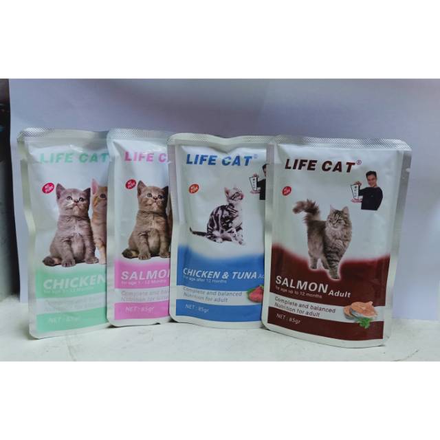 Life cat pouch 85 gr | Shopee Indonesia