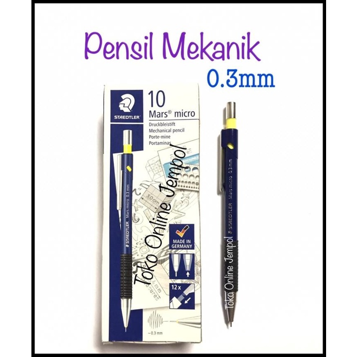Caramel | Pensil Mekanik Staedtler Mars Micro Mechanical Pencil 0.3 0.5 0.7