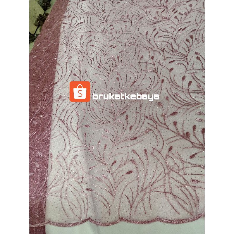 Tulle Mutiara/Akar Pearl/Harga per 1/2(0.5)mtr