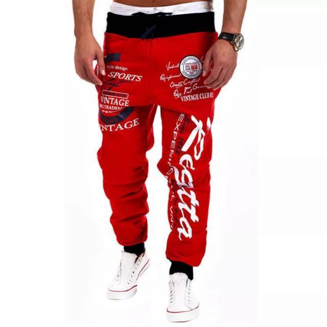 TOTOTAshop.Celana jogger REGATTA (28/34)-(34/38) jumbo,bahan Fleece halus, motif sablon