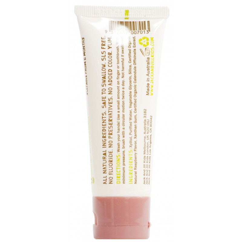 Jack N Jill Toothpaste 50g - Raspberry