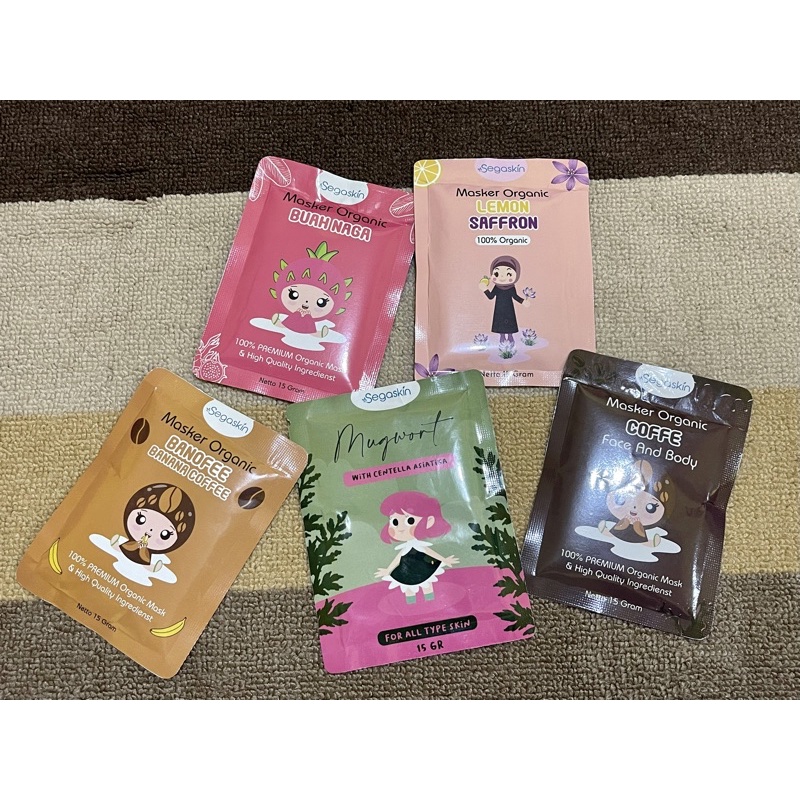 MASKER ORGANIK SEGASKIN