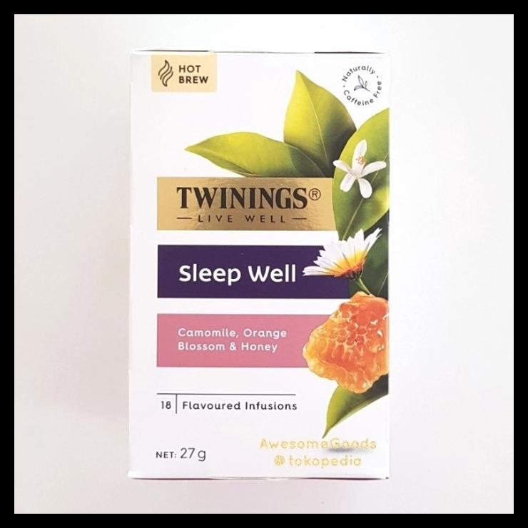 

Twinings Live Well Hot Brew Sleep Well 18 Tea Bags