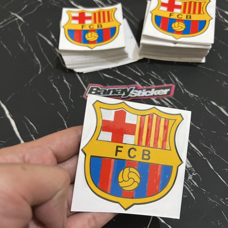 STICKER STIKER BARCELONA CUTTING