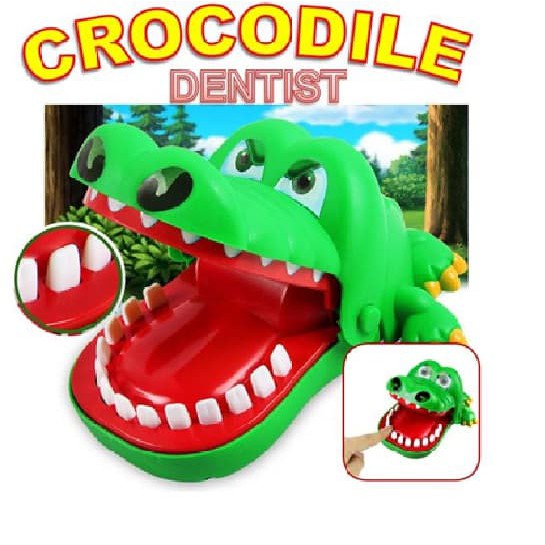 Mainan Crocodile Dentist - Permainan Buaya Gigit Jari - Mainan Anak