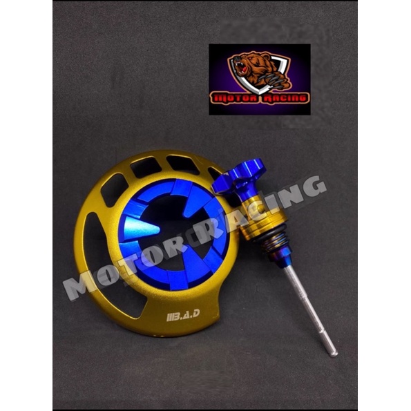 Paket Variasi Twotone Tutup Kipas Twotone Plus Jarum Oli 2tone beat scoopy vario110 mio full CNC Anti Karat