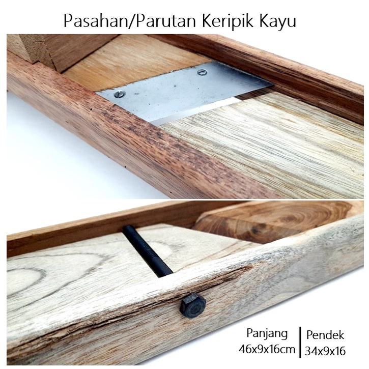 Parutan/Pasahan Keripik Kayu