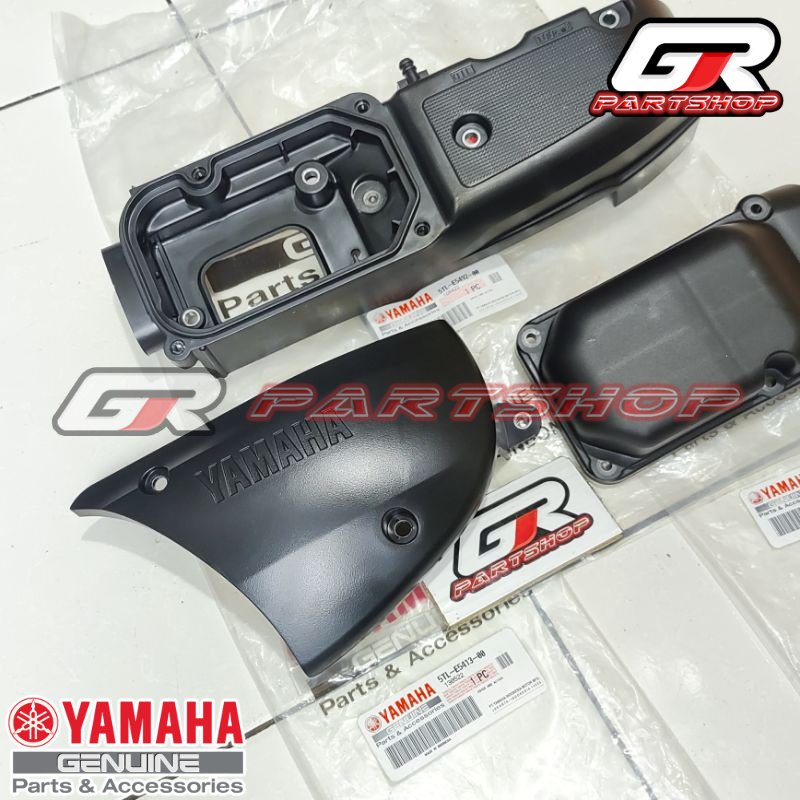 cover cvt set 3 pcs mio sporty smile ori ygp caver atas samping belakang original yamaha