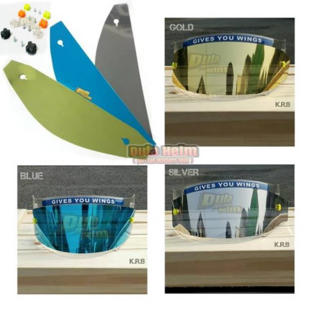 Tear Off Iridium Nhk Rx9 Top Post Aksesoris Kaca Helm Flat Visor Rx 9 Full Face