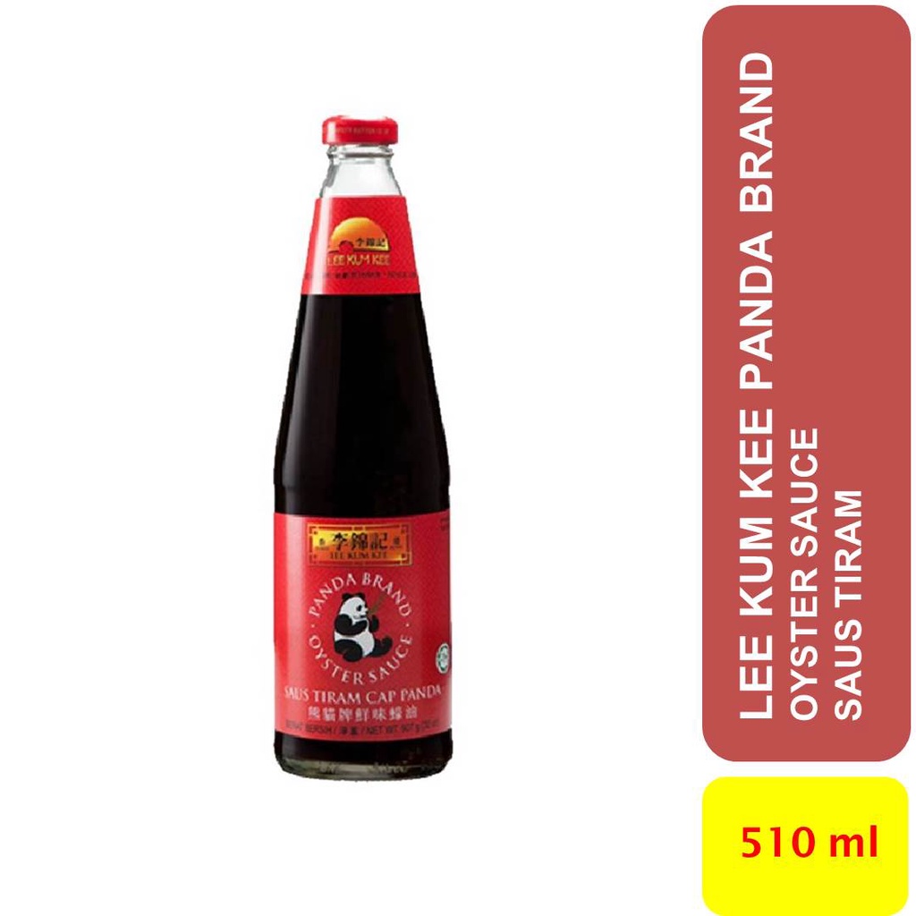 

Saos Tiram Saus Oyster Sauce kemasan Botol 510 ml merk LEE KUM KEE cap PANDA