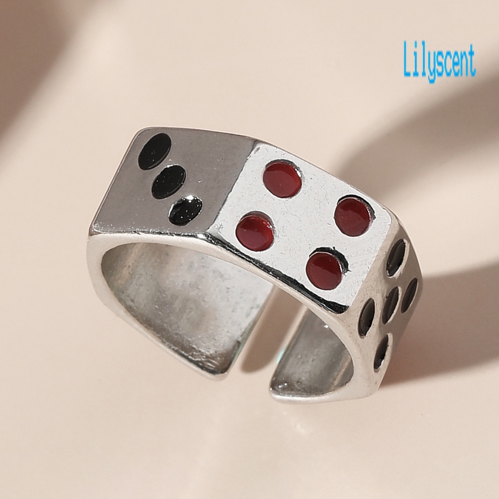 Cincin Model Terbuka Dapat Disesuaikan Bahan Alloy Warna Silver Untuk Unisex