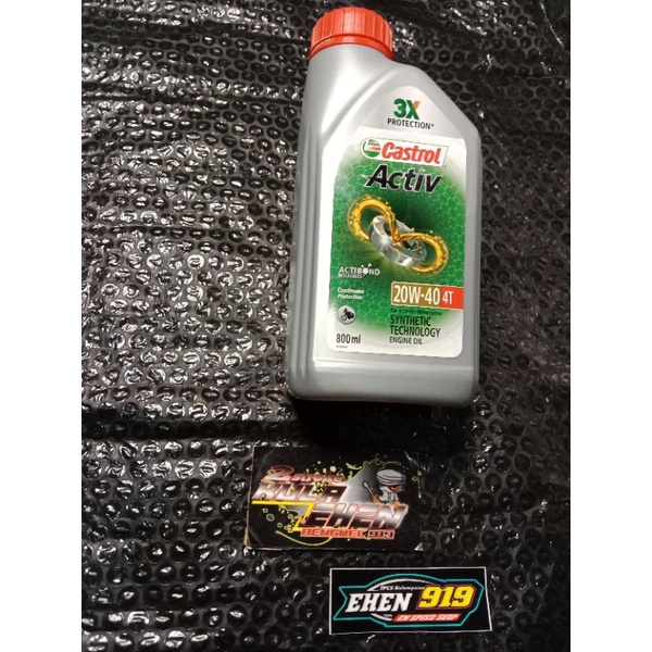oli mesin castrol aktiv 4t original 100%