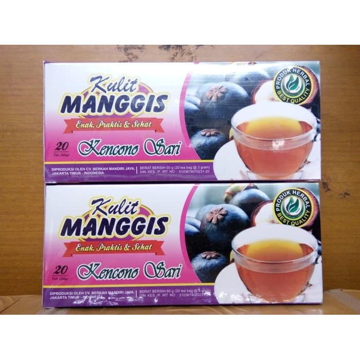 

TEH CELUP KULIT MANGGIS