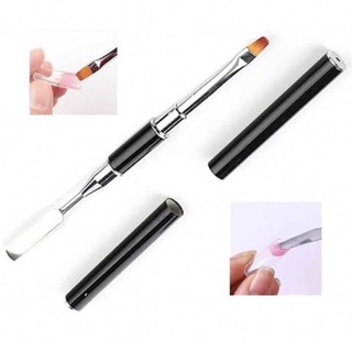 Brush Spatula kutek nail art I Liner Nail art I Kuas kuku  I Cat eyes Magnet dual Stick 2 in 1 Gel polish I Alat Manicure  KU019