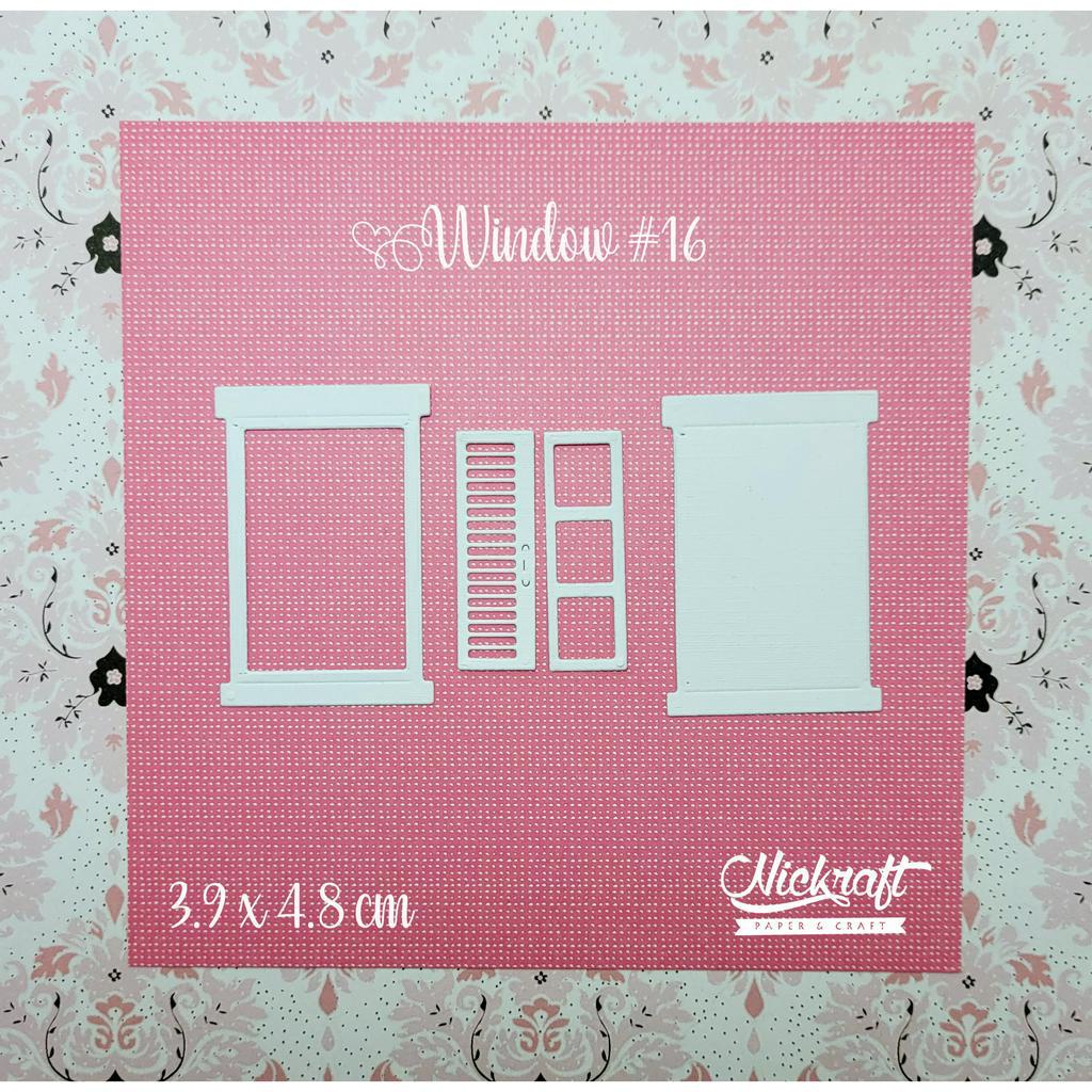 

WINDOW #16 - Die Cut Hiasan Scrapbook Jurnal Journaling Bujo Jendela