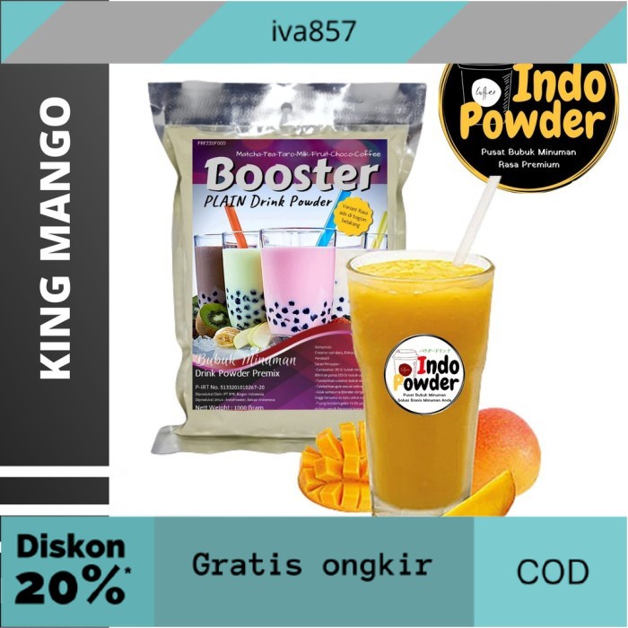 

PROMO PLAIN Bubuk Minuman Mangga 1Kg - Tanpa Gula GRATIS ONGKIR